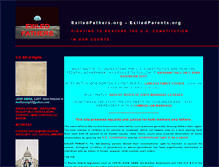 Tablet Screenshot of exiledfathers.org